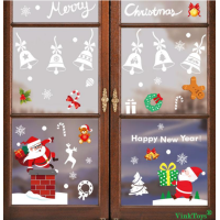 Kerst raamstickers - Set 5